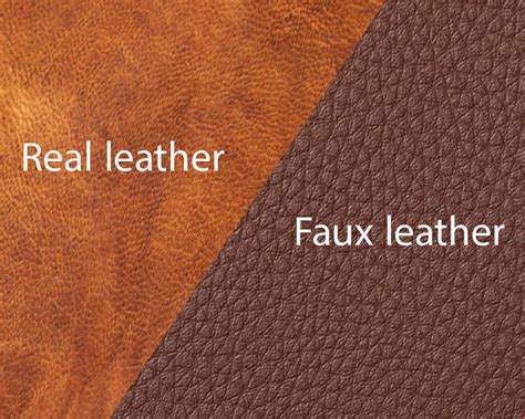 how to detect faux leather